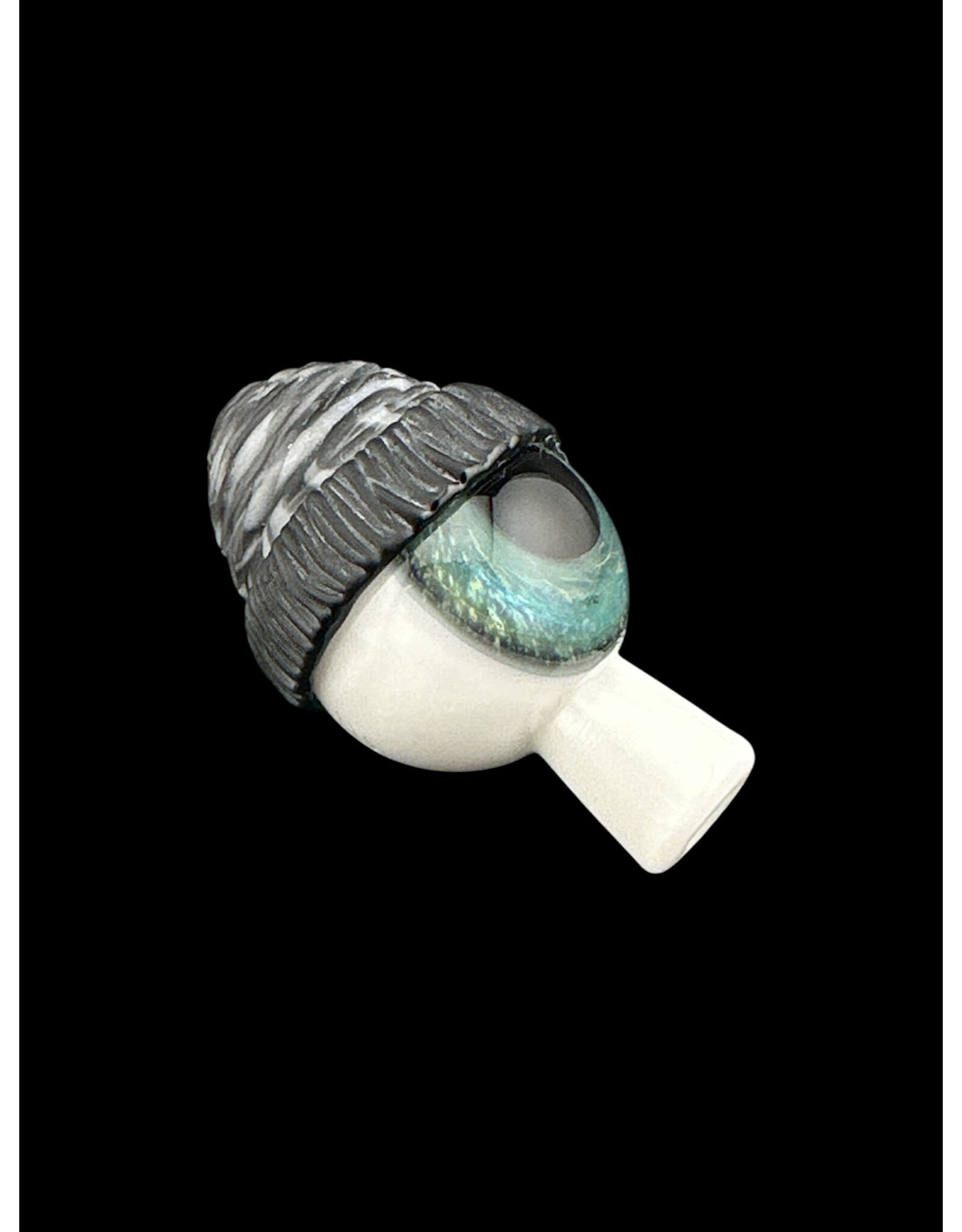 junkie glass Junkie Eyeball With Black Beanie Bubble Cap