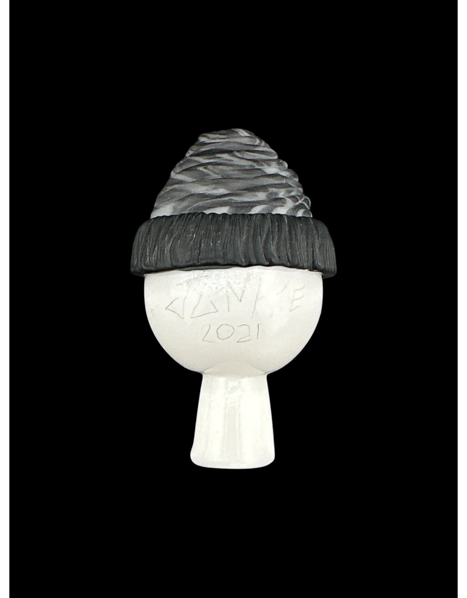 junkie glass Junkie Eyeball With Black Beanie Bubble Cap