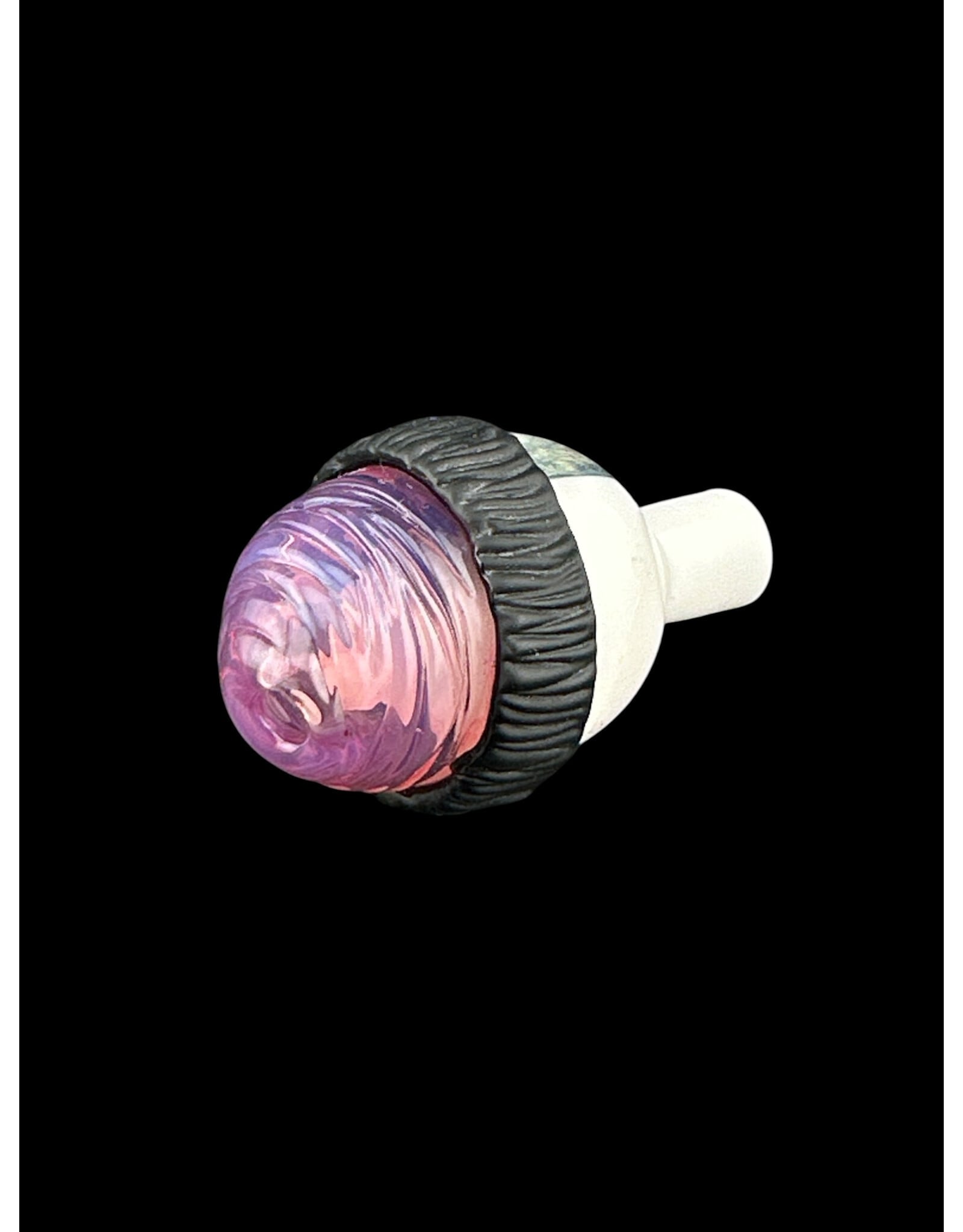 junkie glass Junkie Eyeball With Purple Beanie Bubble Cap