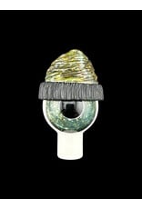junkie glass Junkie Eyeball With Green Beanie Bubble Cap