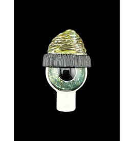junkie glass Junkie Eyeball With Green Beanie Bubble Cap