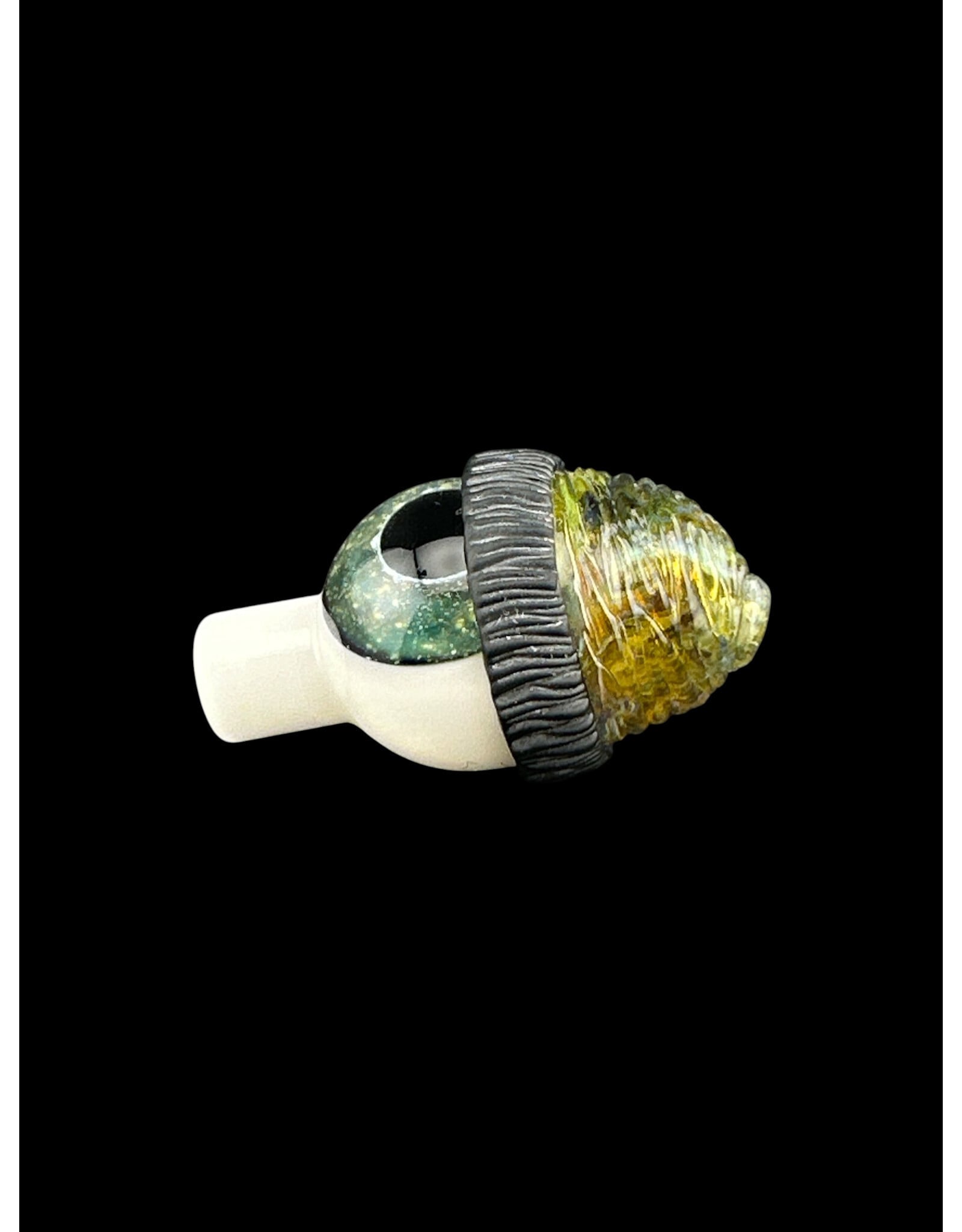 junkie glass Junkie Eyeball With Green Beanie Bubble Cap
