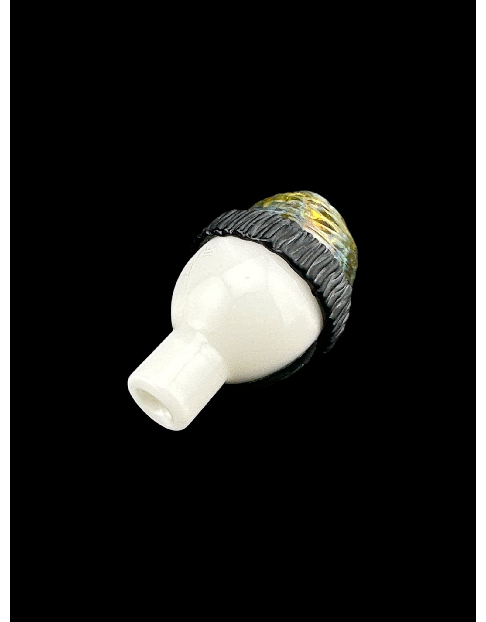 junkie glass Junkie Eyeball With Green Beanie Bubble Cap