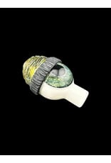 junkie glass Junkie Eyeball With Green Beanie Bubble Cap