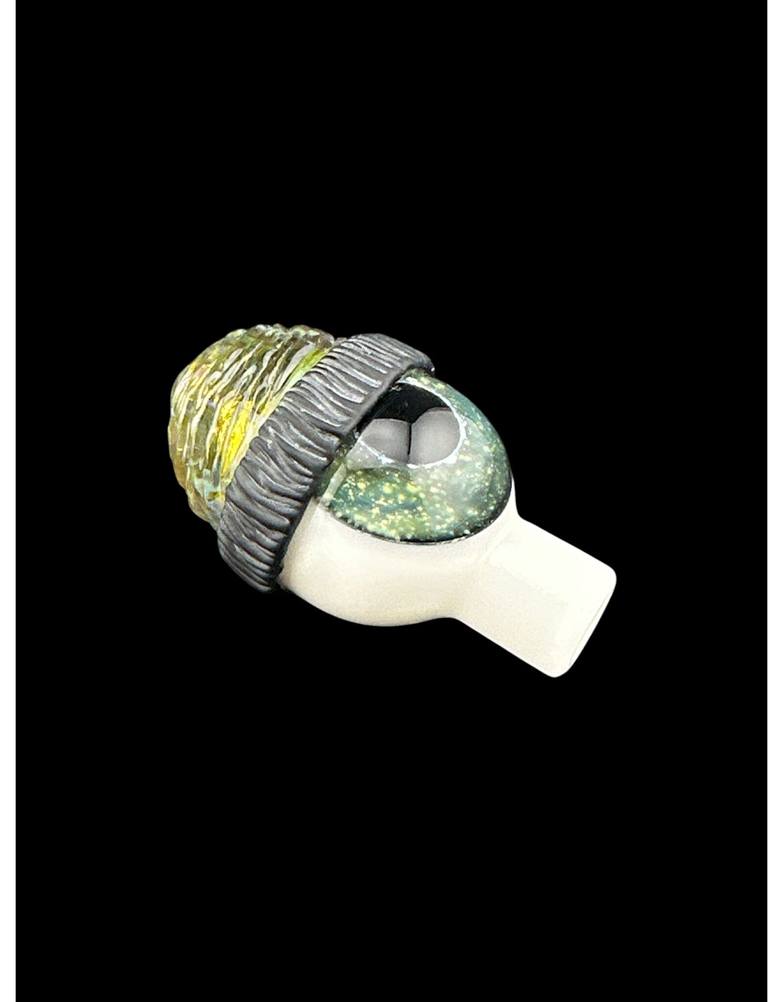 junkie glass Junkie Eyeball With Green Beanie Bubble Cap