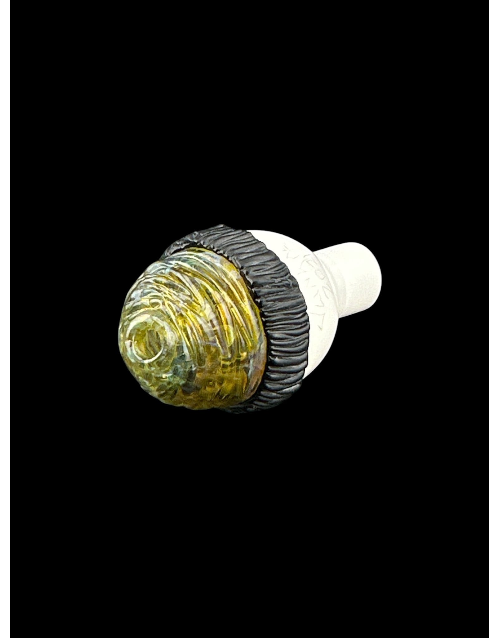 junkie glass Junkie Eyeball With Green Beanie Bubble Cap