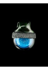 junkie glass Junkie Glass Regular Size Eyeball With Green Beanie Pendant