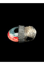 junkie glass Junkie Glass Regular Size Eyeball With Gray Beanie Pendant