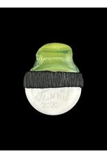 junkie glass Junkie Glass Regular Size Eyeball With Slime Green Beanie Pendant