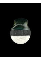 junkie glass Junkie Glass Regular Size Eyeball With Green Beanie Pendant