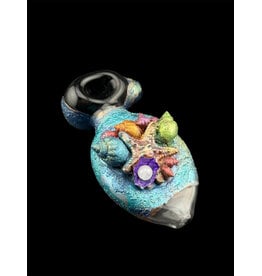 cherry glass Cherry Glass Copper Plate Pipe With Real Sea Shells
