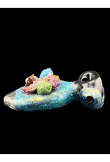 cherry glass Cherry Glass Copper Plate Pipe With Real Sea Shells