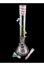 Emperial 1 glass Candy Covered Beaker With Teal Bowl