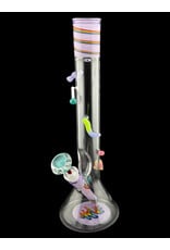 Emperial 1 glass Candy Covered Beaker With Teal Bowl