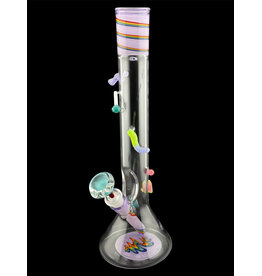 Emperial 1 glass Candy Covered Beaker With Teal Bowl