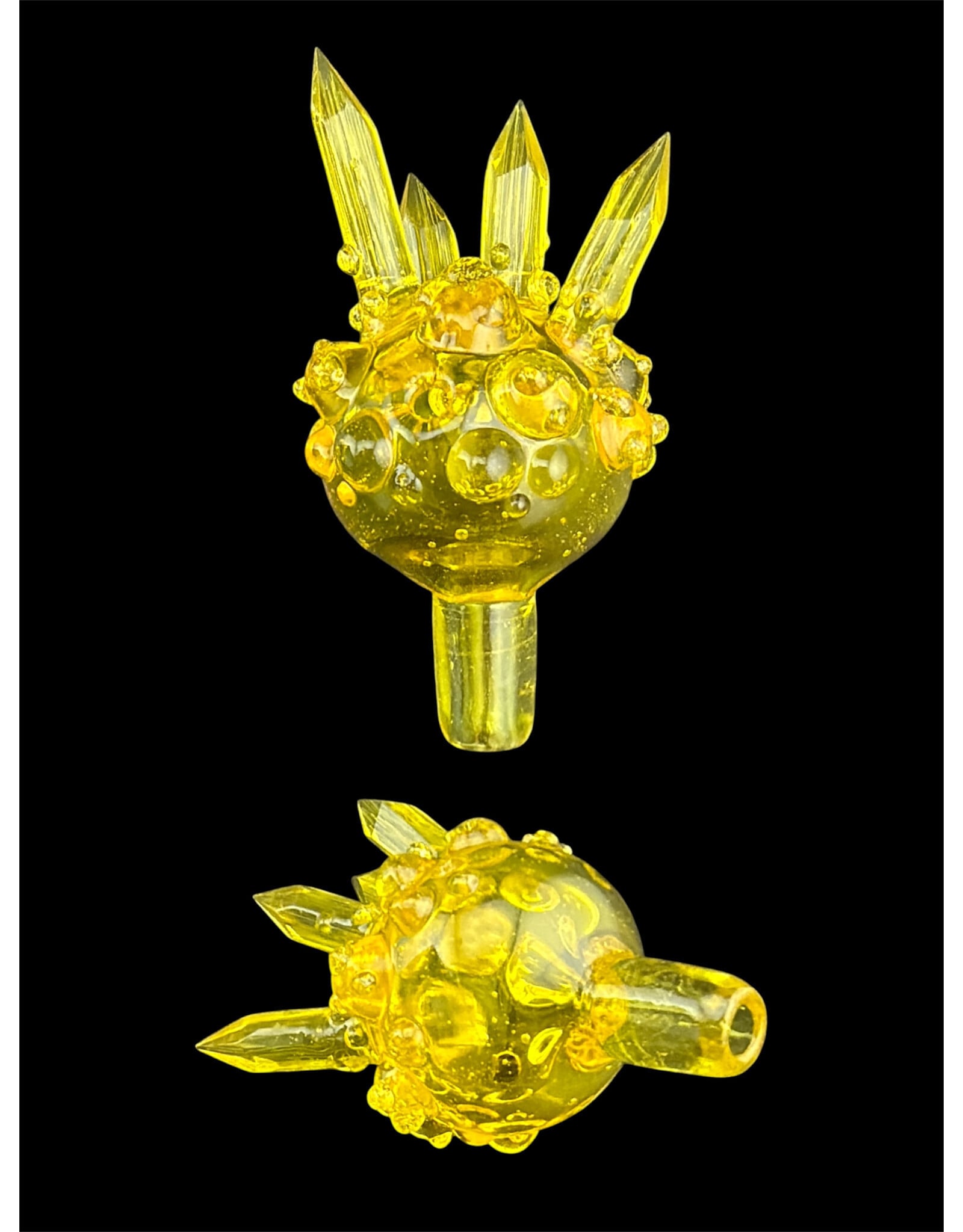 Based Glass Based Glass CFL Terps Crystal Growth Carb Cap