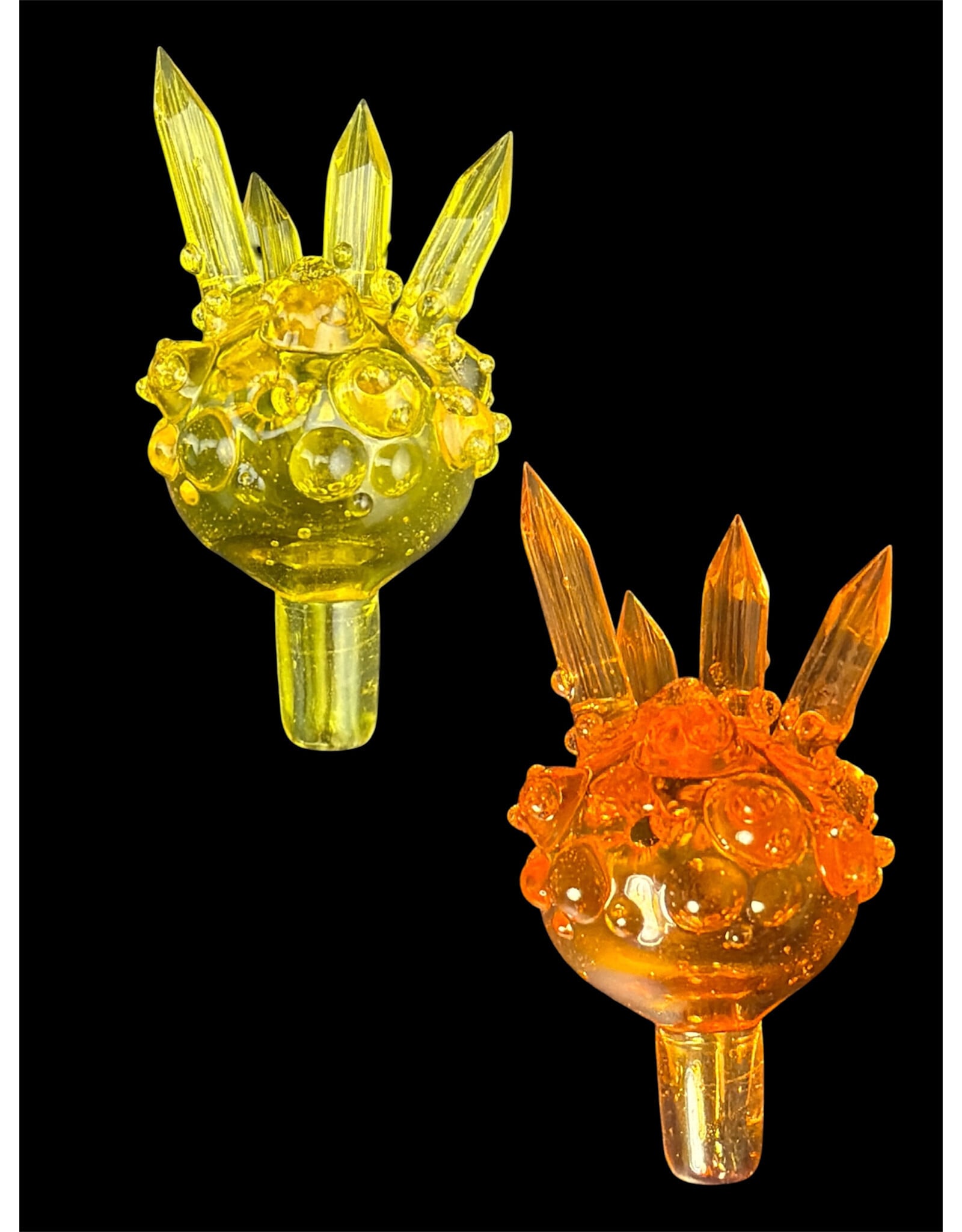 Based Glass Based Glass CFL Terps Crystal Growth Carb Cap