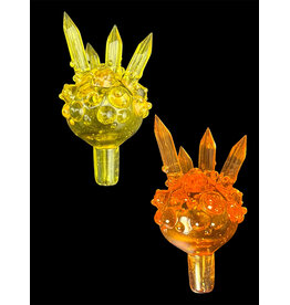 Based Glass Based Glass CFL Terps Crystal Growth Carb Cap