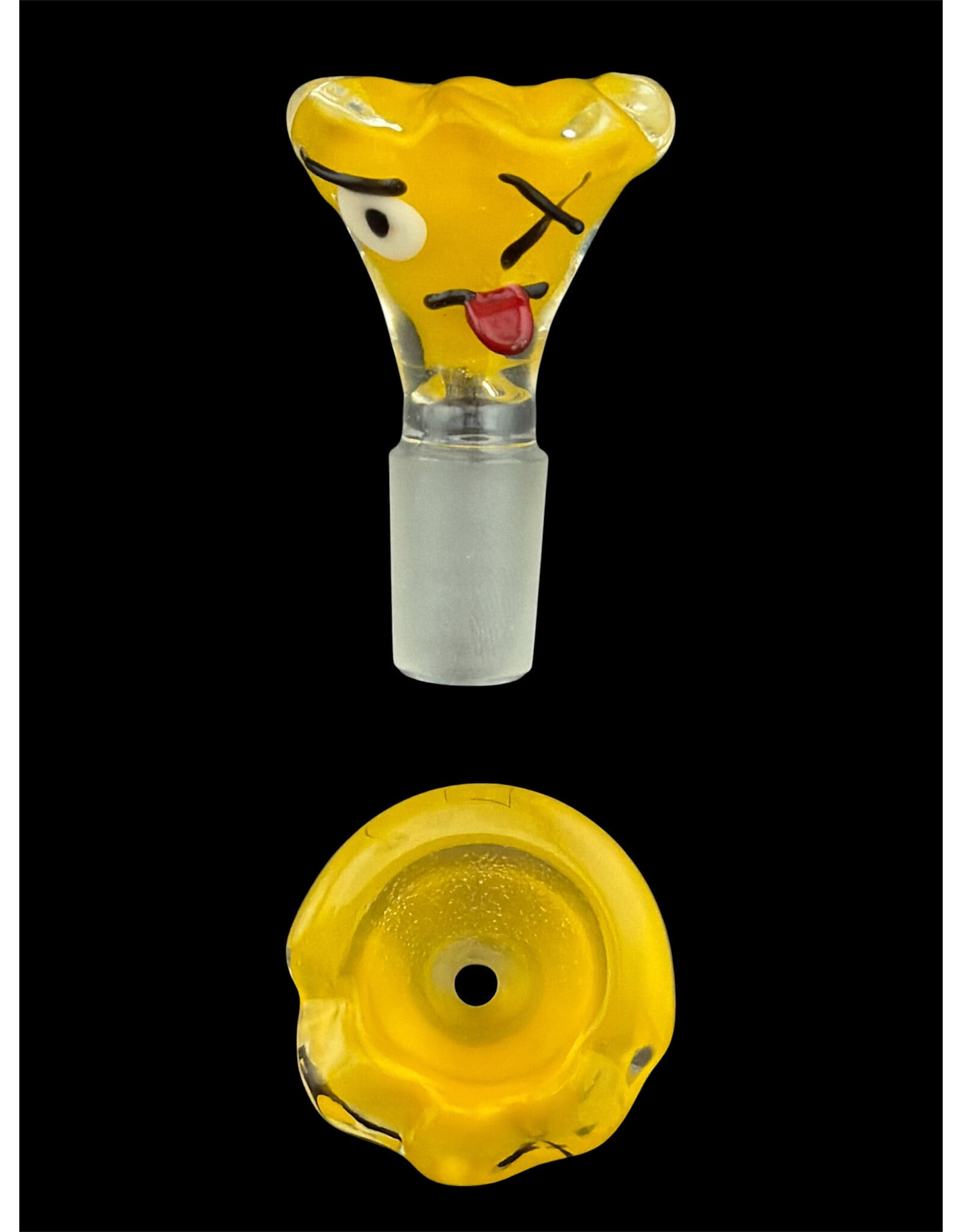 Emperial 1 glass Candy Covered Beaker With Yellow  Bowl