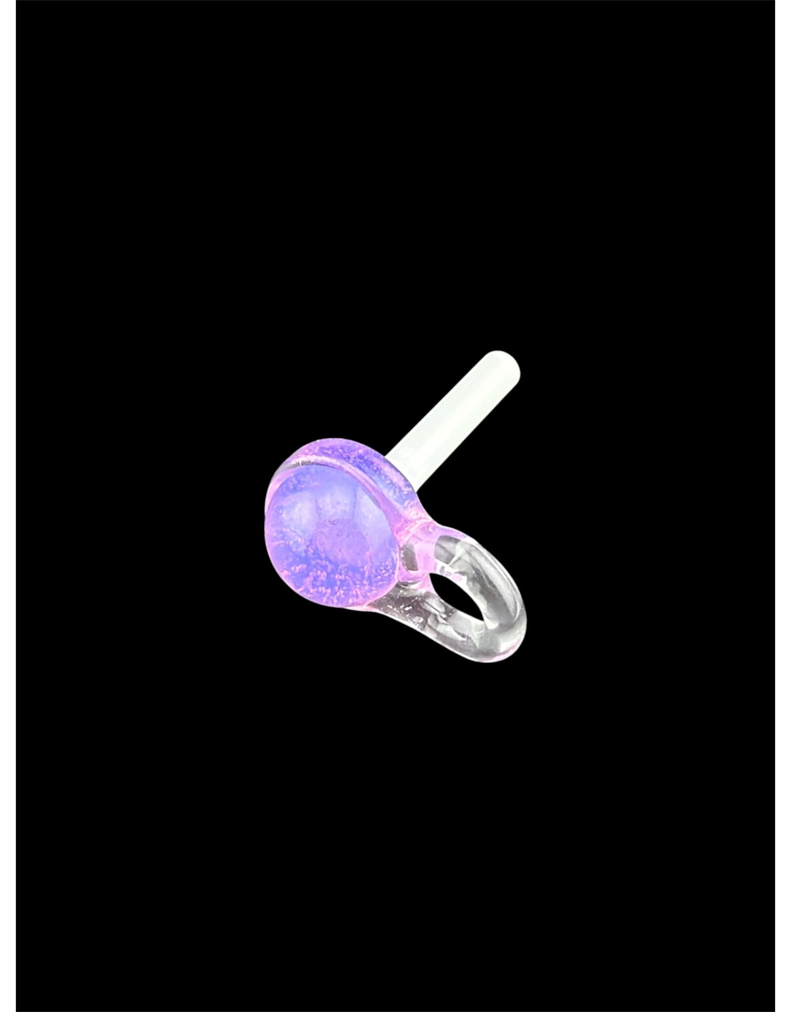 Emperial 1 glass Purple Lollipop Pendant