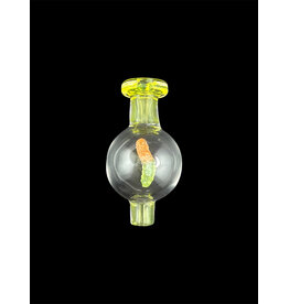 Emperial 1 glass Emperial Bubble Cap w/ Sour Worm inside