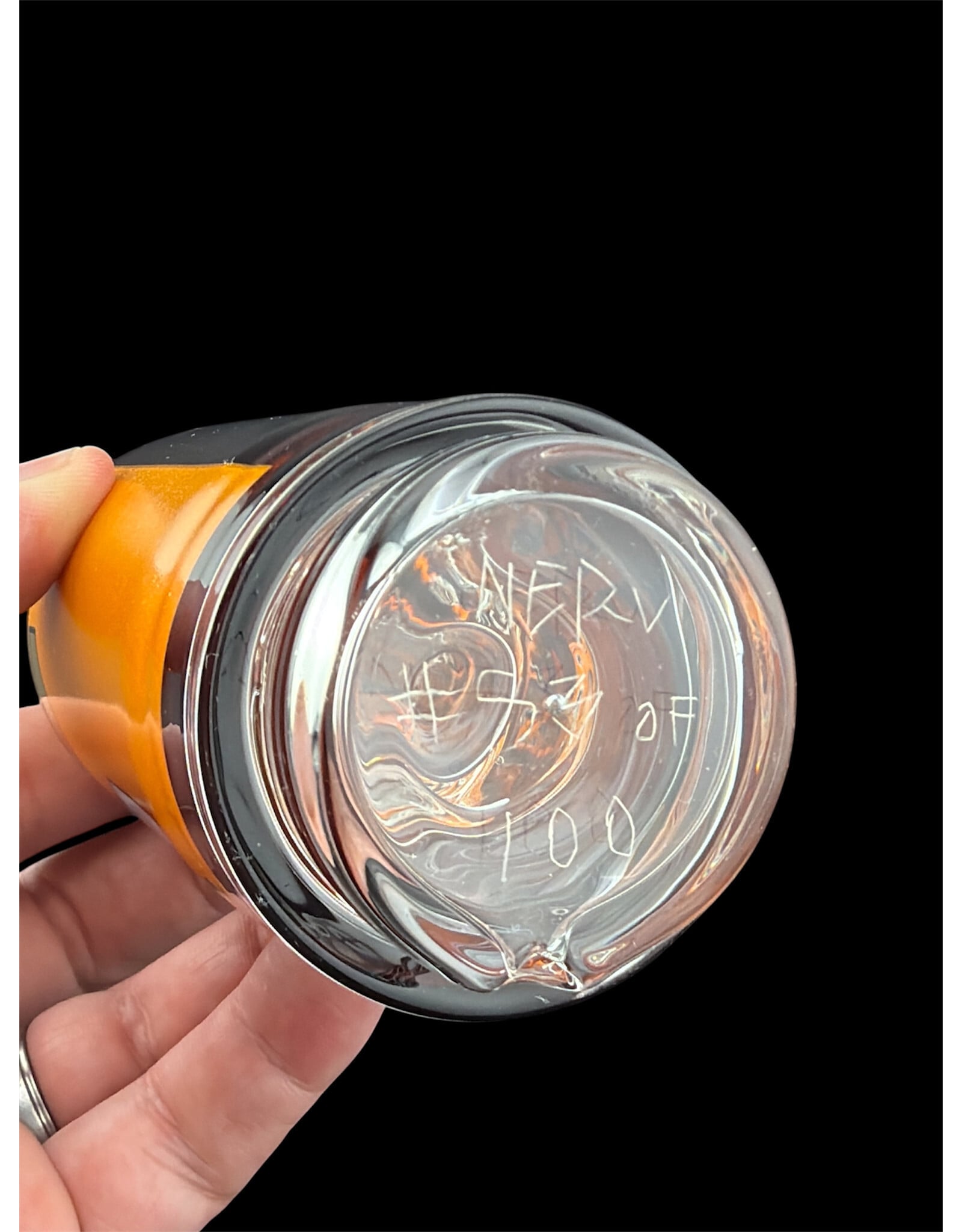 Nerv Glass Duff Beer Peak Attachment W/ Matching Cap  by Nerv Glass