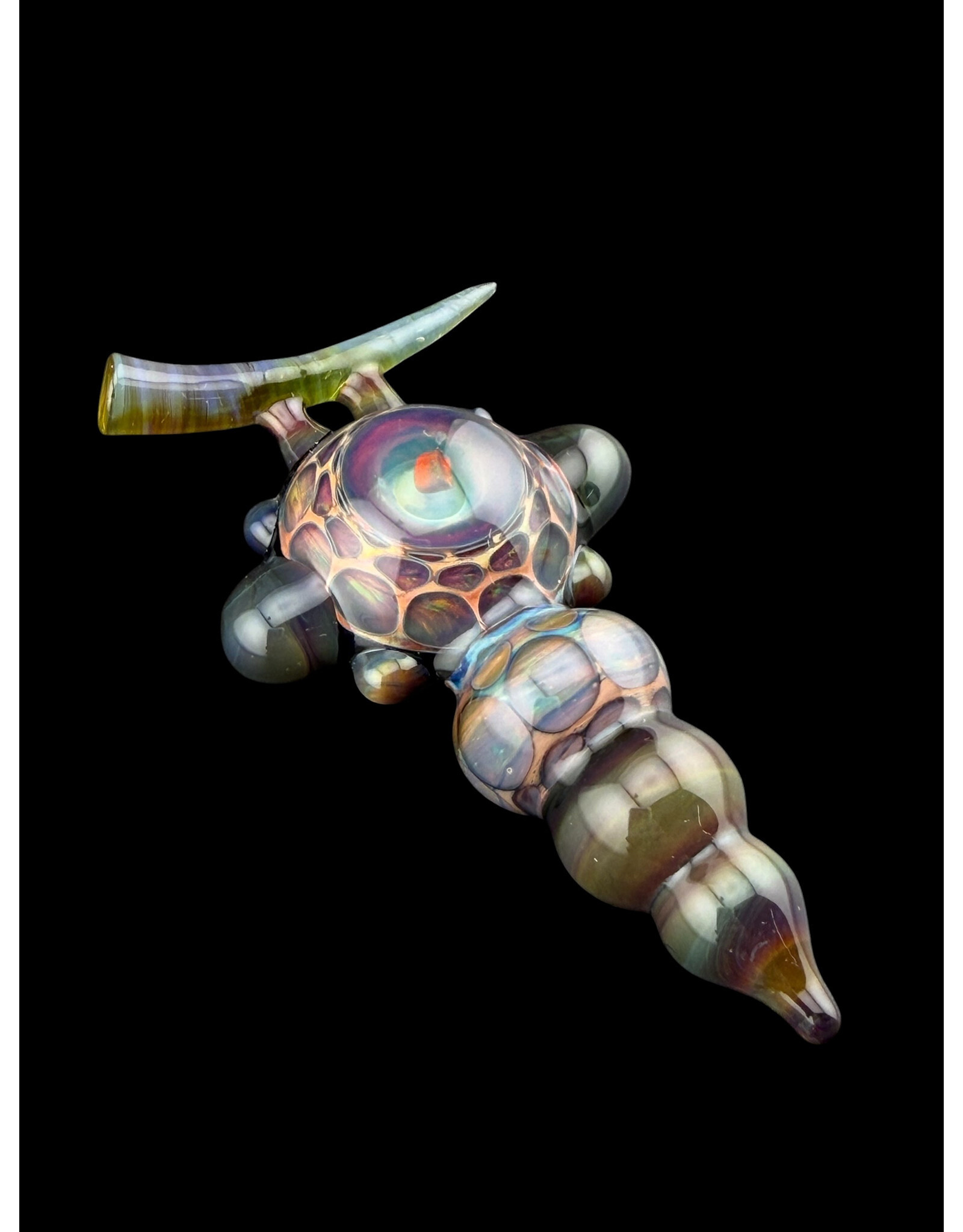 Christian Merwin Honeycomb With Opal Pendant