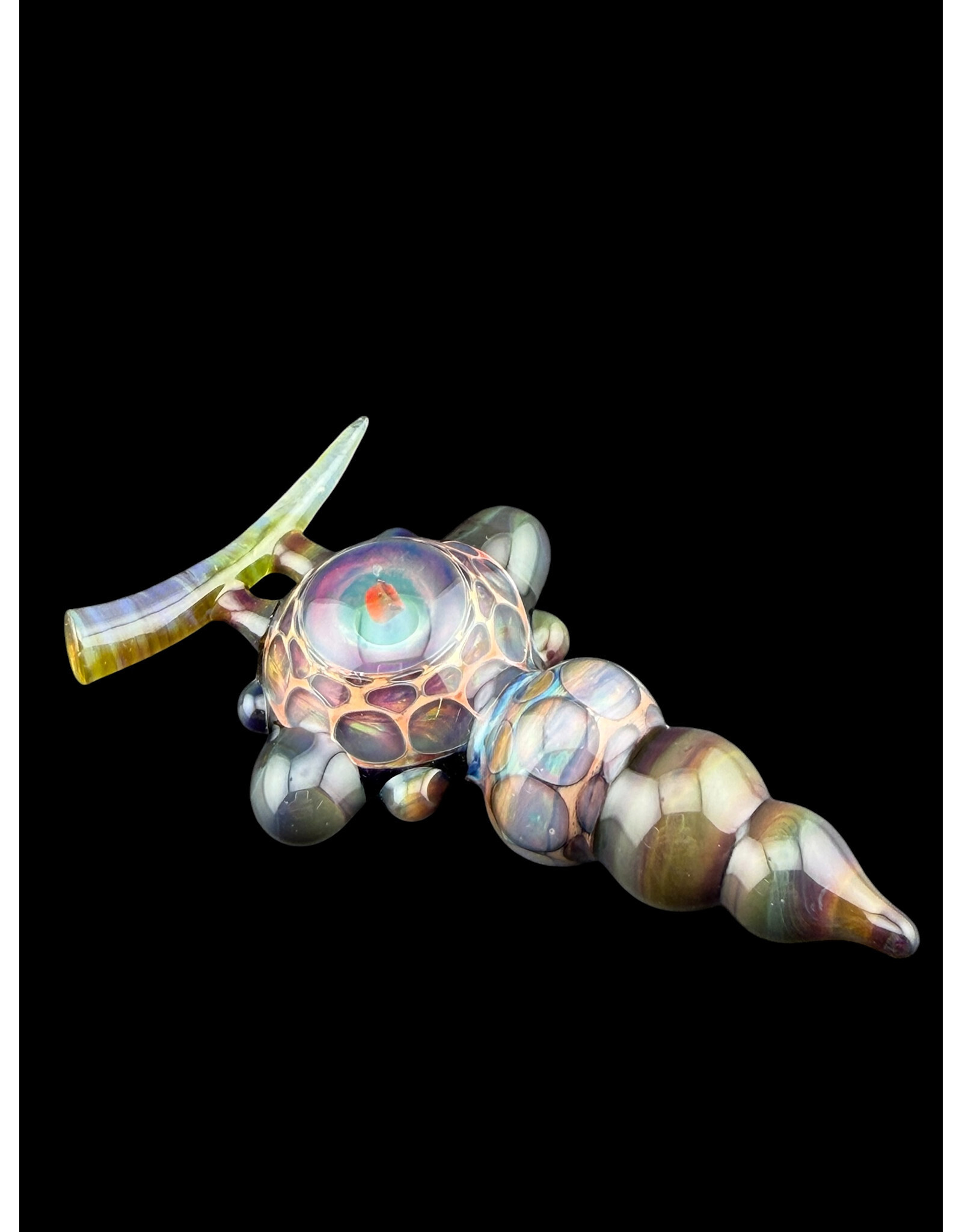 Christian Merwin Honeycomb With Opal Pendant