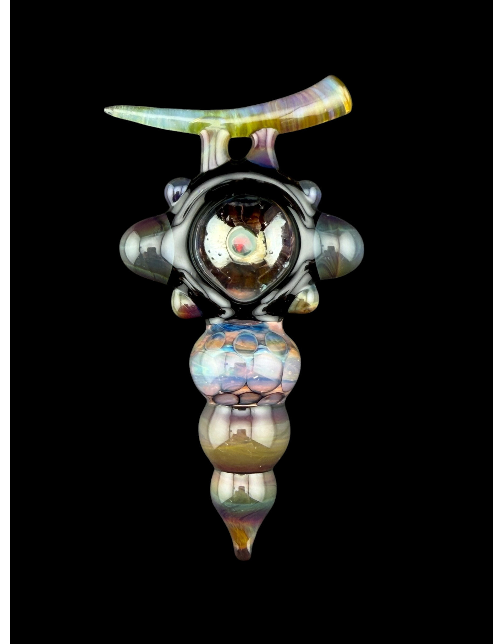 Christian Merwin Honeycomb With Opal Pendant