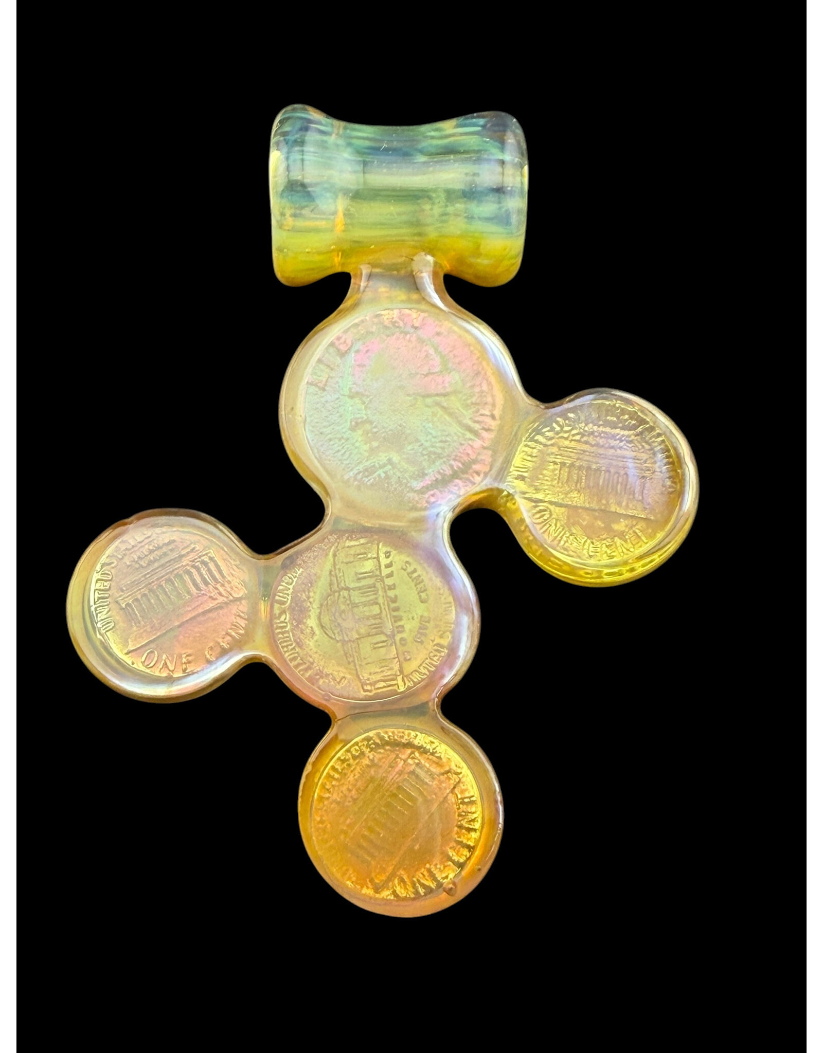 Rex Glass 5 Coin Fume Pendant Rex Glass
