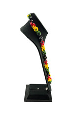 Rasta Glass Chain Link Necklace