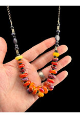 Christina Cody Amber Purple Beaded Necklace