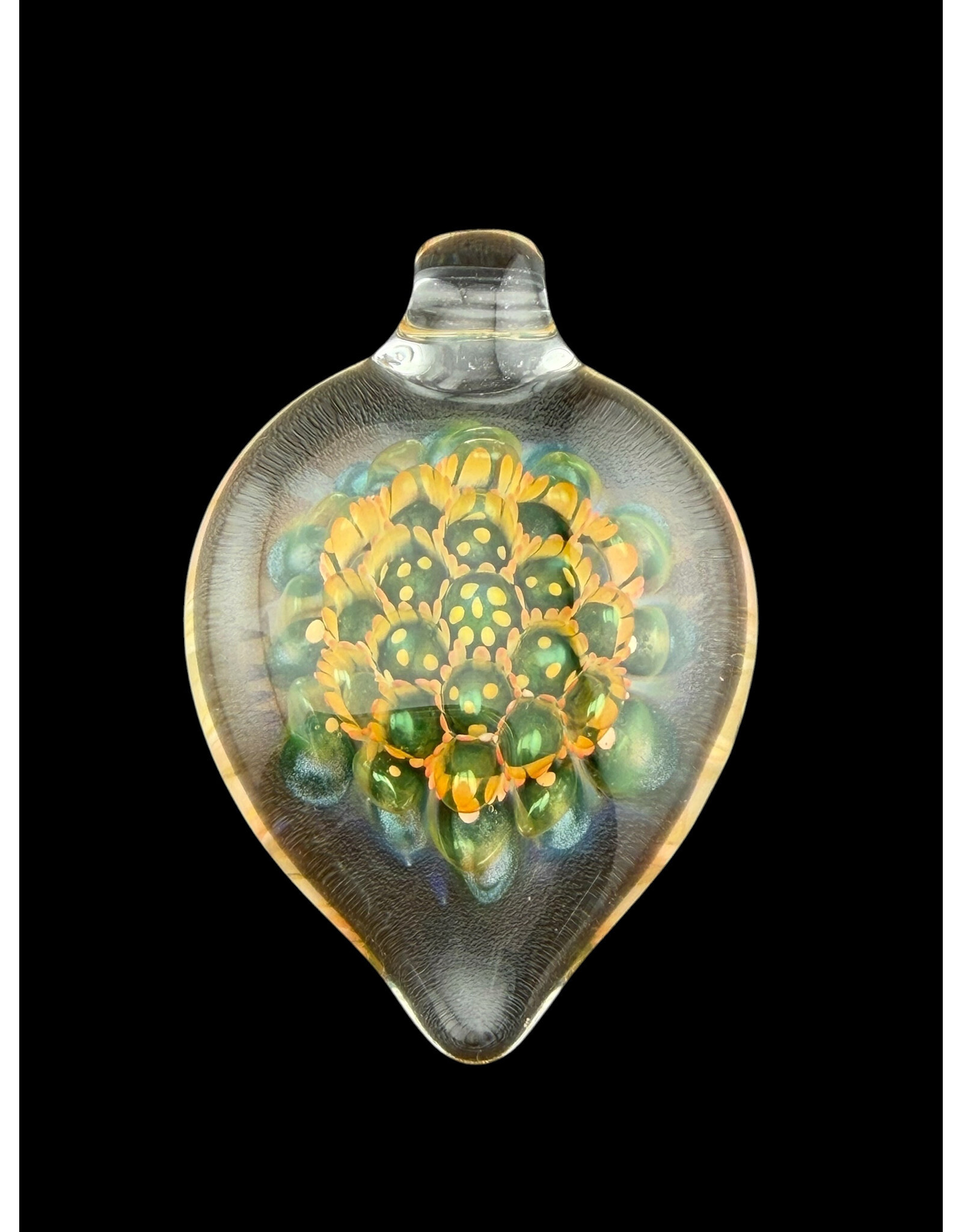 Eusheen Tear Drop Honeycomb Pendant