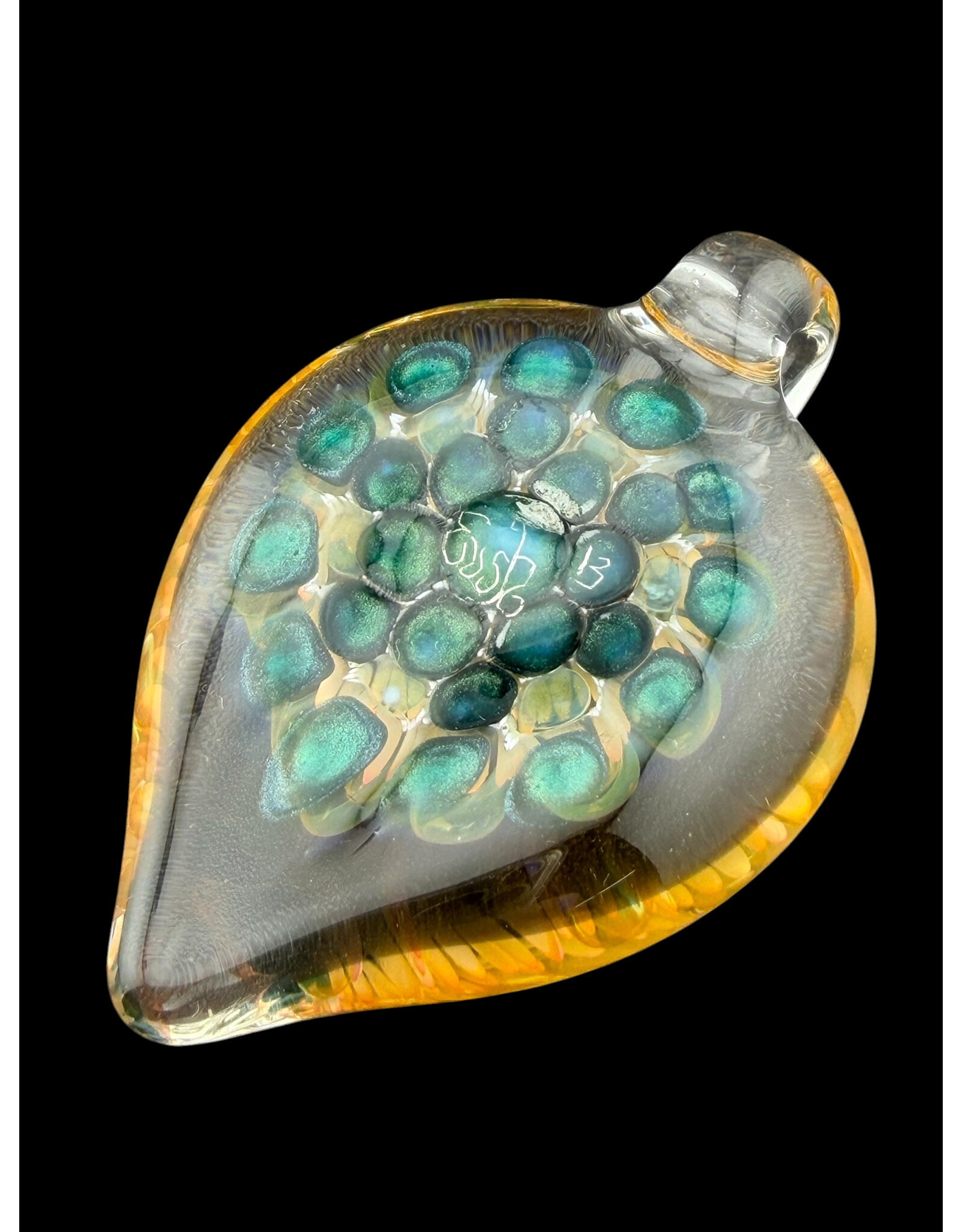 Eusheen Tear Drop Honeycomb Pendant