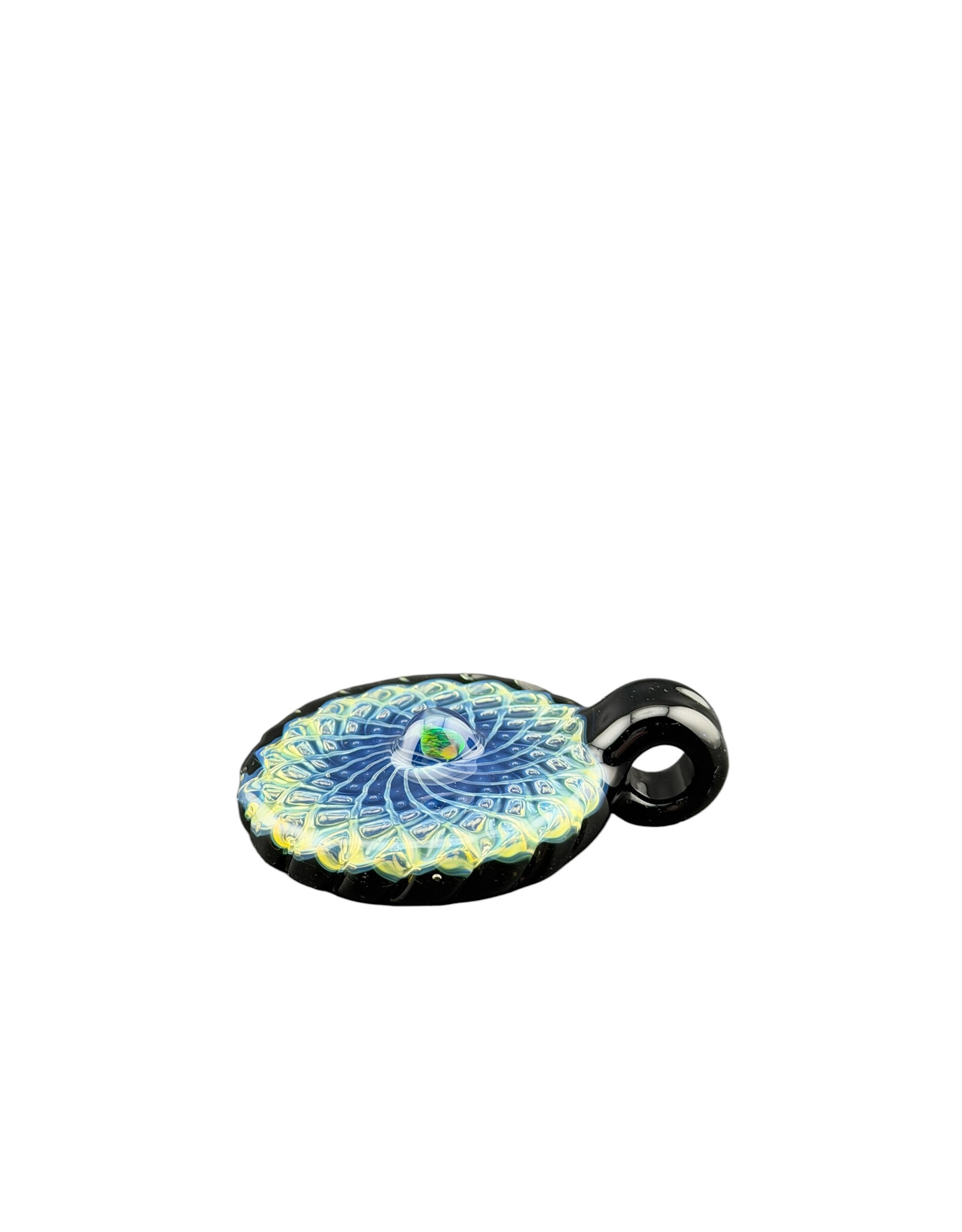 Sean Kengla Silver Fume Over Black Air Trap Pendant