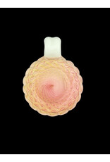 Sean Kengla Gold fume over white air trap pendant NO OPAL
