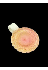 Sean Kengla Gold fume over white air trap pendant NO OPAL