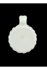 Sean Kengla Gold fume over white air trap pendant NO OPAL