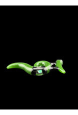 Natey Love Horn Pendant Green With Opal
