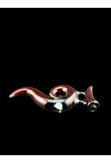 Natey Love Horn Pendant Red With Opal