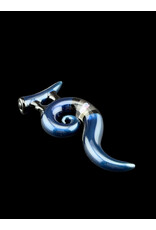 Natey Love Horn Pendant Blue With Opal