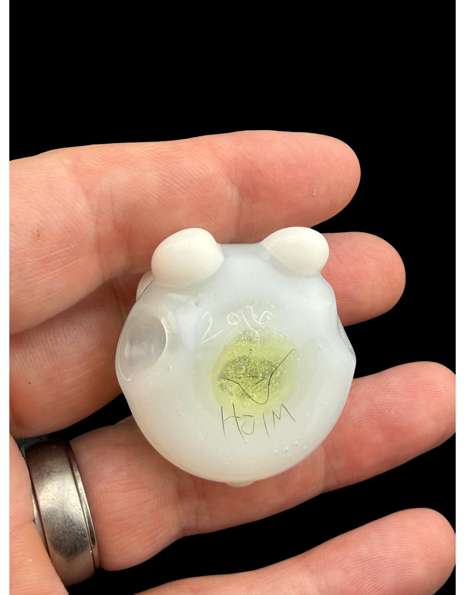 Teddy bear pendant w/opals Shrulok holm