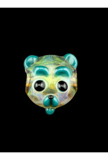 Teddy Bear Pendant Teal Accents Shurlok Holm