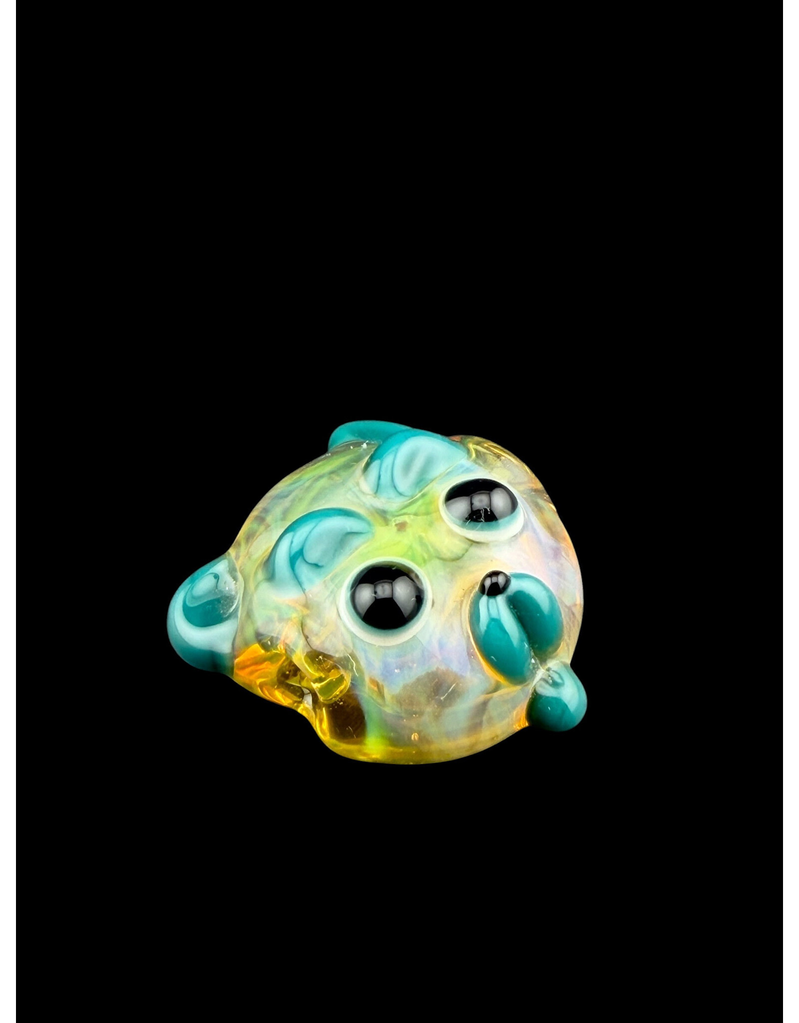 Teddy Bear Pendant Teal Accents Shurlok Holm