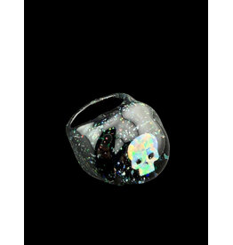 Marni crushed opal w skull opal ring