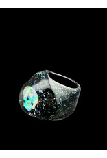 Marni crushed opal w skull opal ring