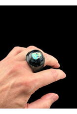 Marni crushed opal w skull opal ring
