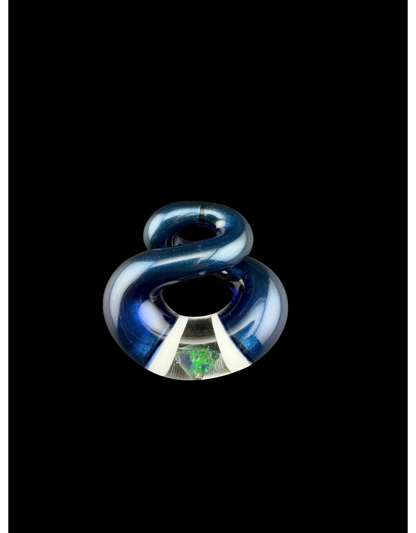 Natey Love Blue & White W/Opal Infiniti Pendant