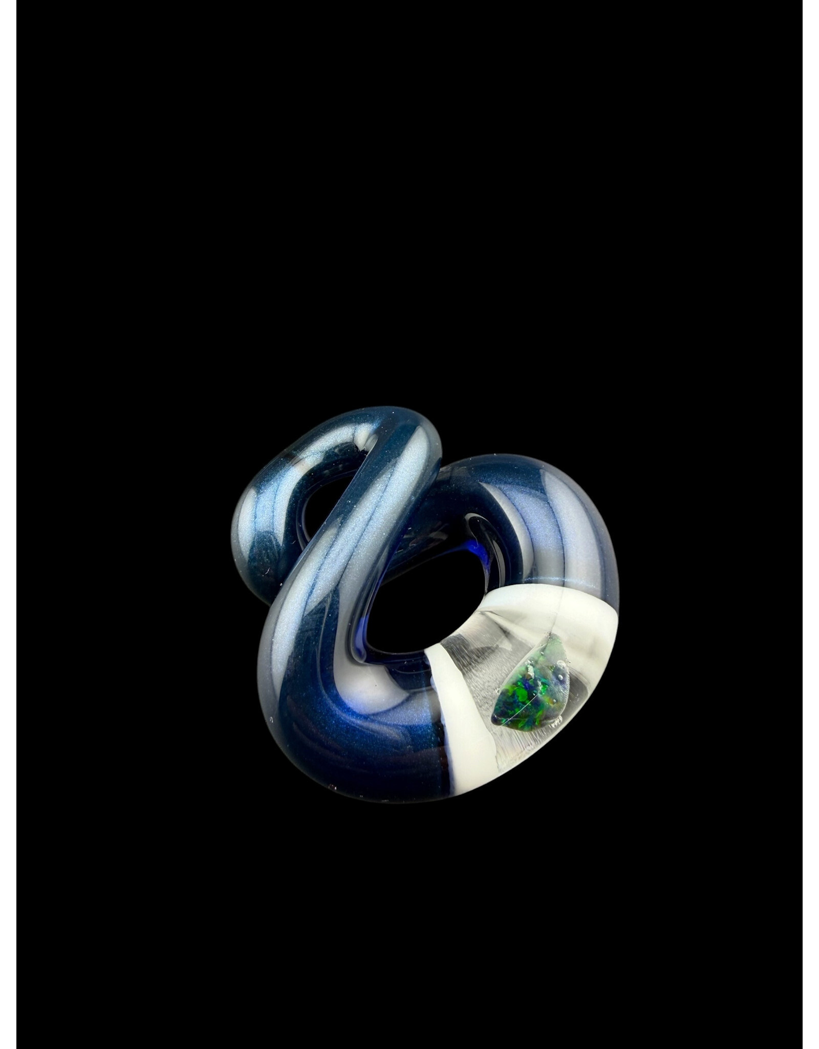 Natey Love Blue & White W/Opal Infiniti Pendant