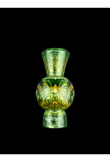 mothership glass Mothership Green Starbrood Spinner Bubble Cap